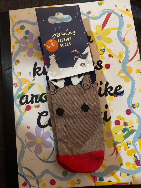 Joules Other - Joules Reindeer Festive Socks
